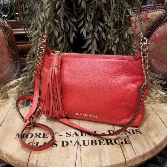 Michael Kors Weston Leather Crossbody Purse - Picture 3 of 8